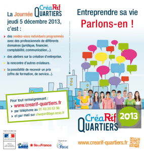 Créarif Quartiers flyer