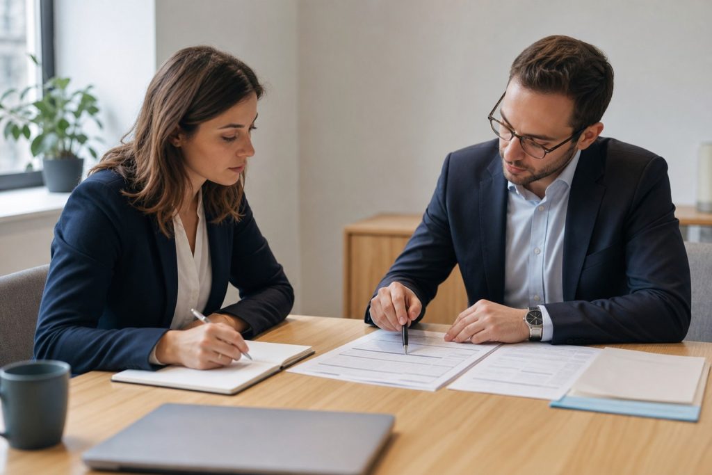 Visuel professionnel sur la conversion de 1900 euros brut en net