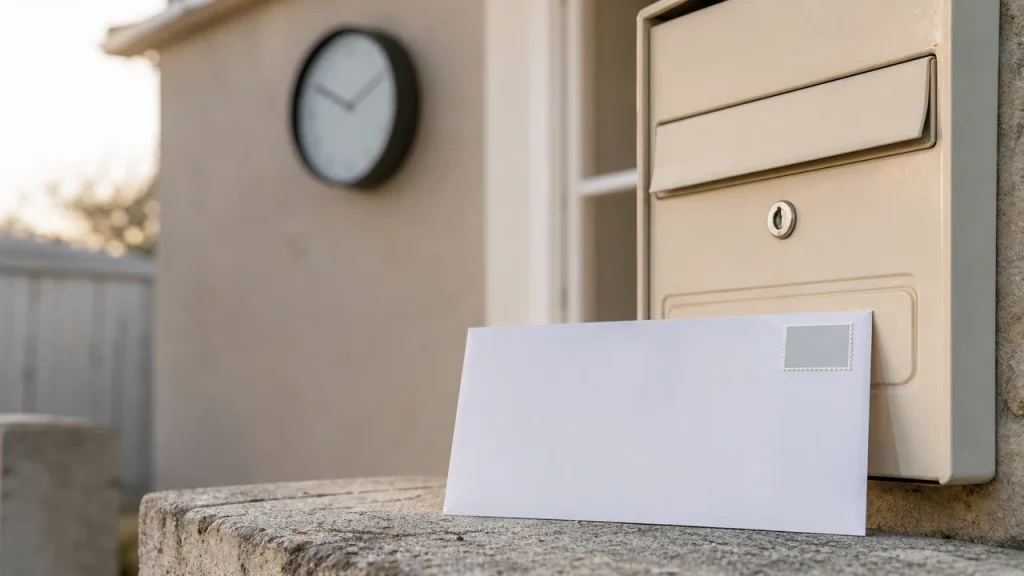Combien de temps met une lettre pour arriver à destination ?