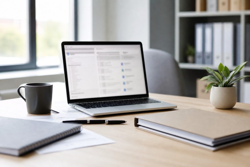 Bureau RH sobre pour illustrer MaBoxRH