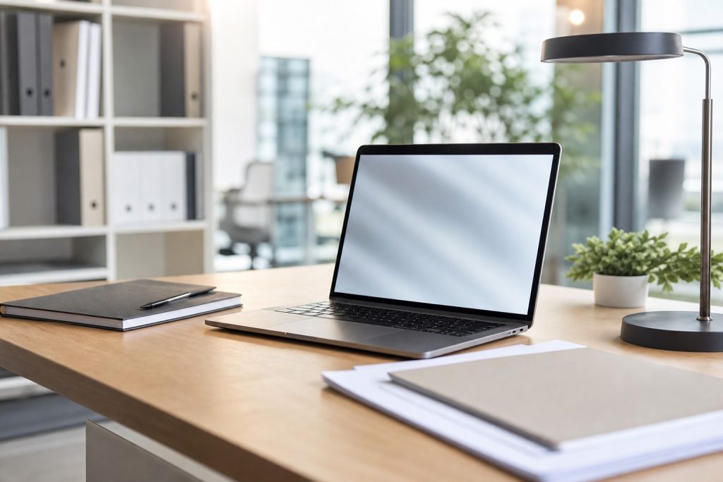 Bureau sobre pour illustrer Mon Proxima Mon Compte